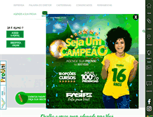 Tablet Screenshot of fasipe.com.br